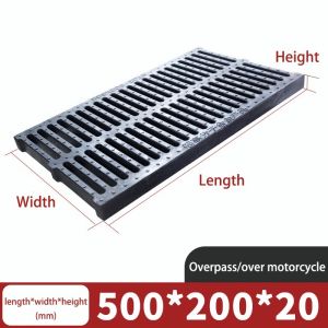 Strong Resilience Trench Cover Polymer Plastic Channel Drain Grate Outdoor Sewer Cover