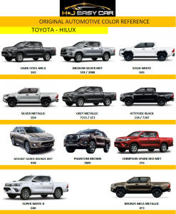 TOYOTA HILUX Automotive Original COLOR CODE Touch Up Paint 10ML