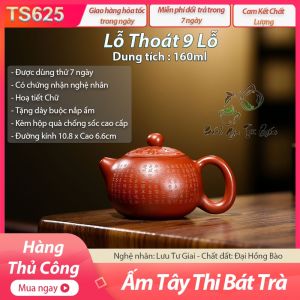 ⚡️Hàng Mới Về⚡️ Ấm Tây Thi Bát Nhã – Đại Hồng Bào – Lưu Tư Giai – 160ml – 9 Lỗ