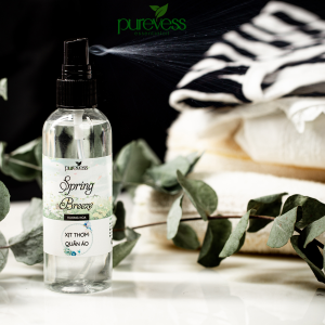 Xịt thơm quần áo Purevess xịt quần áo chăn drap xịt phòng. Nhiều mùi dễ lựa chọn