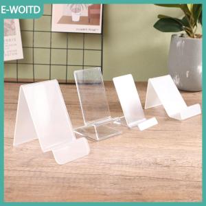 【E-WOITD】 Rõ ràng Acrylic điện thoại núi chủ Mini hiển thị di động đứng Rack đứng cho điện thoại di động hiển thị