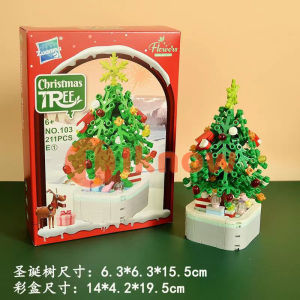 Tôi Biết Tương thích với LEGO cây thông giáng sinh đồ chơi lắp ráp khối xây dựng cho Giáng sinh tặng quà cho các trang trí mặt bàn