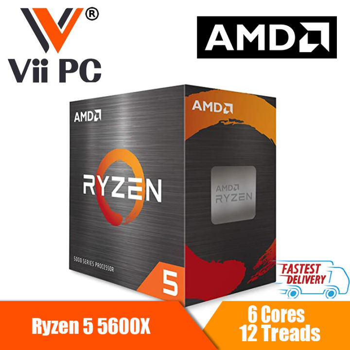 LOCAL AMD WARRANTY] AMD Ryzen 5600X Desktop Processors Cores