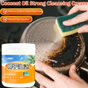 Coconut Oil Strong Cleansing Cream Quick Degrease Polish Kitchen Pot Bottom Rust Removal Cleaner