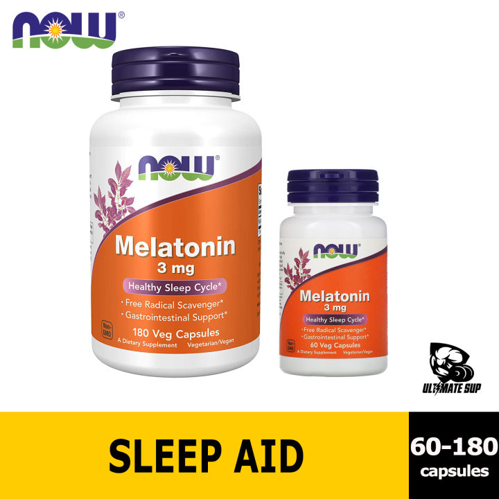 Now Foods, Melatonin, Sleep Aid, Sleep Well, Sleep Supplement, Sleep