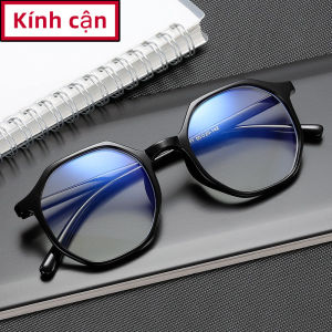 Kính cận thị đủ độ Form vuông tròng tròn thích hợp khuôn mặt dài góc cạnh Kính Học Sinh sinh viên đủ độ từ -1.00- -6.00 mã T6011·