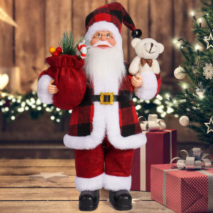 Santa Claus doll Ornament Christmas dolls Standing Santa Claus dolls