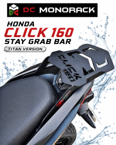 HONDA CLICK 160 TOPBOX BRACKET TITAN VERSION HEAVY DUTY LIFETIME WARRANTY DOUBLE POWDER COATED STAY GRAB BAR