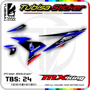 Sticker Striping Variasi Mx King - Stiker Striping Motor Mx King Motif Petronas. TBS.24