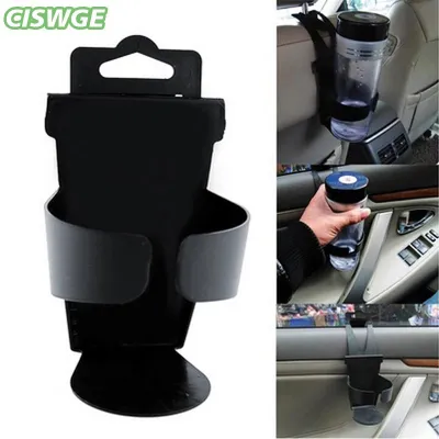 [CISWGE Auto] Giá giữ cốc Chai Nước Màu Đen thông dụng gắn cửa xe tải Xe Hơi Mới bán chạy