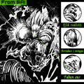 TJ Sai Magic Tattoo 18cm x 11cm | Stiker tato Tahan air Tahan lama | Tato palsu temporer Bertahan 2 minggu | COD. 
