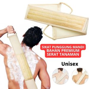 COD Sikat Mandi Badan dan Punggung / Sikat Mandi Gosok Punggung Belakang / Alat Bantu Mandi Sikat Punggung Exfoliating Loofah Scrub / penggosok punggung buat mandi / penggosok daki seluruh tubuh badan buat mandi / alat penggosok daki dibadan seluruh tubuh