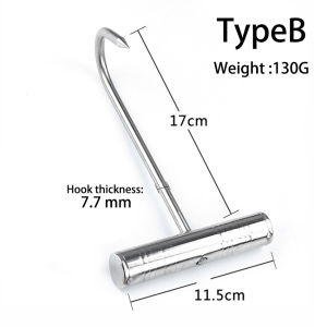⭐【LazTop Seller】Hooks Hanger Meat Hook Sausage Hanging Bbq Grill Beef Butcher Processing Bacon Accessories Smoker Stainless Ham Poultry Steel HSQ-Stainless-Steel-Meat-Hook