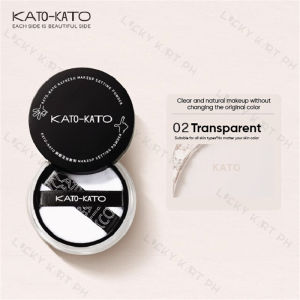 KATO-kato Loose Powder Oil-controlling Makeup Setting Powder Long-lasting Waterproof and Sweat-proof Pearlescent Facial Makeup