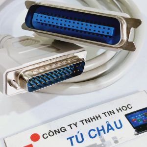 Cáp máy in Parallel (LPT) dài 1.5m / 3m (Chuẩn Com 25 Kim (DB25M) ra Parallel (LPT))