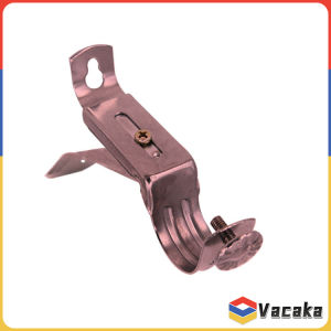 Curtain Rod Brackets 28mm Silver/Gold Color Premium Iron Drapery Rod Bracket for Walls