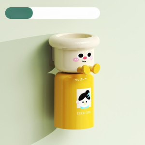 ที่วางแก้วแปรงสีฟันแม่เหล็กสี Dopamine ที่วางแปรงสีฟันไฟฟ้า ชั้นวางแก้วน้ำแม่เหล็ก ที่ใส่แปรงสีฟัน ที่เก็บแก้วแปรงสีฟัน ชั้นวางแก้วน้ำแม่เหล็ก