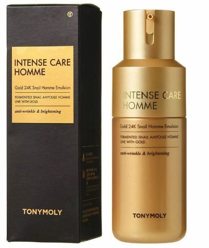 Tony Moly Intense Care Gold 24k Snail Cream - Anti-Aging Wrinkle Care With Ginseng, 45ml, Korea