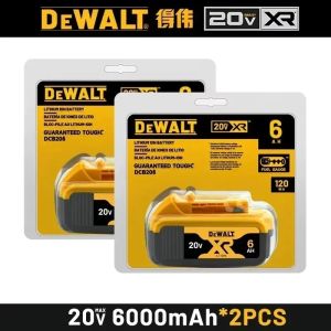 2026 100%Original DEWALT 20V 6000mAh DCB606 DCB609 DCB182 DCB205 DCB206 DCB209 power tool battery air transport
