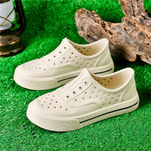 [Free Shipping] Summer CoupleS Clogs WomenS Thick-Soled Breathable Waterproof Casual Slip-On Beach Sandals Soft-Soled Hollow-Out Sandals For Outdoor Wear