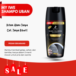 Shampoo Original Black Penutup Uban By My Iwe Shampoo - BPOM - My Iwe