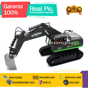 Mainan Mobil Remot Kontrol RC Excavator Beko Super Strong Premium LED Batre Cas