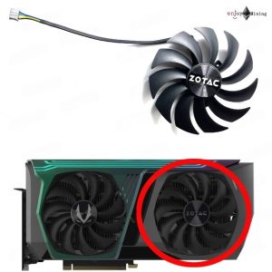 พัดลมการ์ดจอ Zotac RTX3070 LHR 8GB AMP Holo graphics card cooling fan GAA8S2U