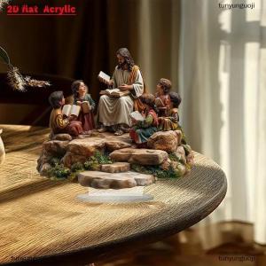 [COD] tunyunguoji 2026 mới Chúa giáng sinh sinh cảnh Xmas bảng trung tâm phụ kiện 2D phẳng acrylic cho trang trí văn phòng nhà bên ornment