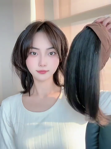 High Temperature Fiber Wigs Hair Headband Hairpiece Natural Hair Extension for Women Hair Styling Everyday Wear Hairhoop