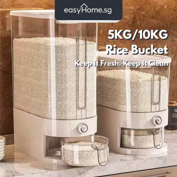 Easyhome.sg Rice Storage Box 5KG/10KG | Insect-Proof | Moisture-Proof ...