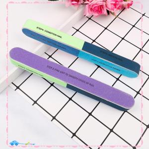🔥【Flash Sale】🔥 1Pcs creative printing nail file sanding sand six-sided polishing file nail tool