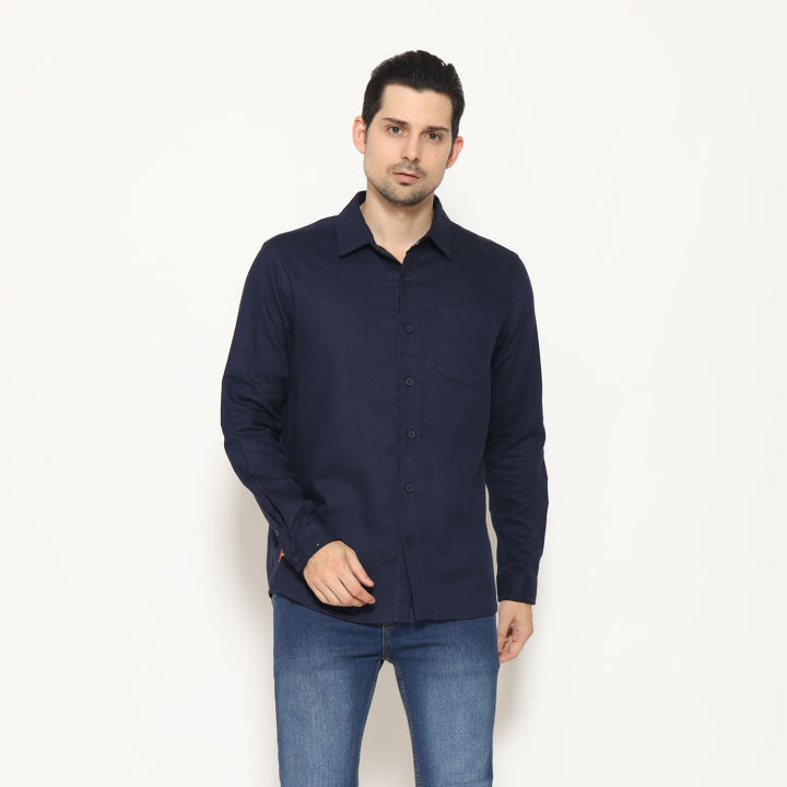 Voxfly Kemeja Lengan Panjang Pria Statue Vox Long Shirt Planet