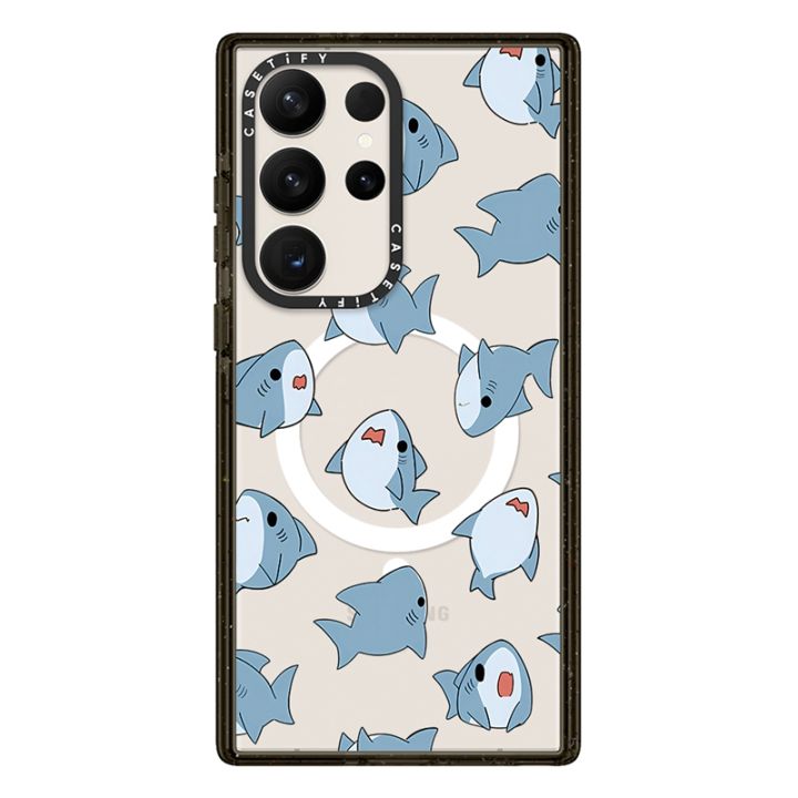 Casetify Shark Friends Hard Plastic Pc Case Cover For Samsung Galaxy