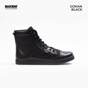 BLUCRAT SEPATU SNEAKERS PRIA GOHAN BLACK / SEPATU SNEAKERS PRIA