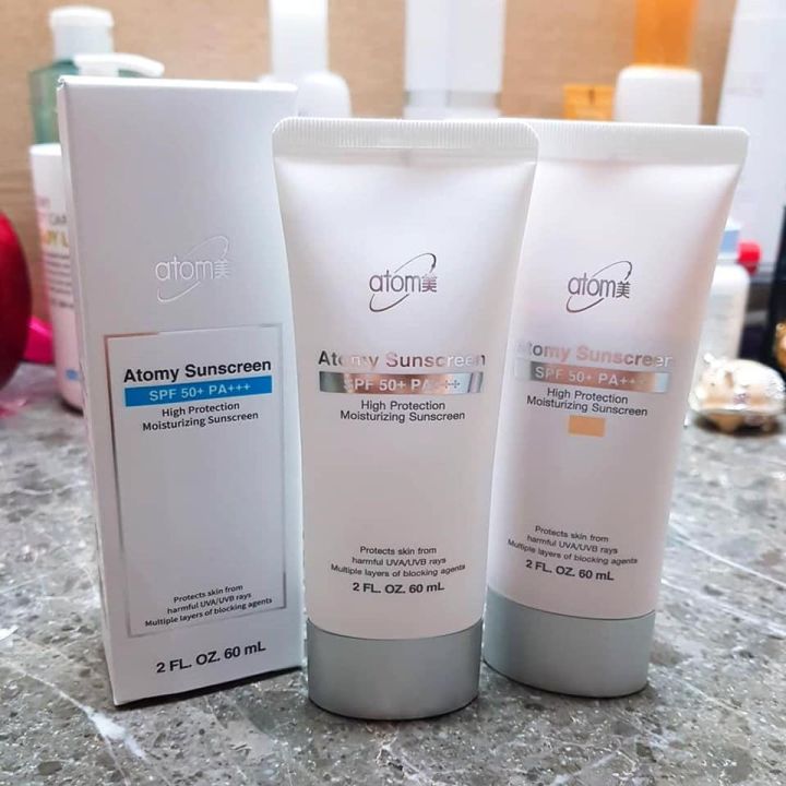 ATOMY Sunscreen SPF 50 PA+++ มี สีเบจและสีขาวแท้จากช็อปเกาหลี | Lazada ...