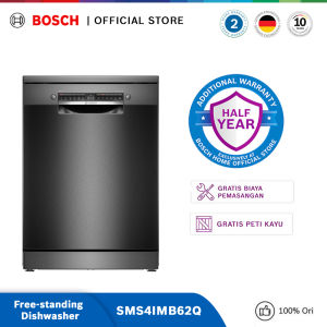 Bosch SMS4IMB62Q Free-standing Dishwasher 60cm Series 4 Black