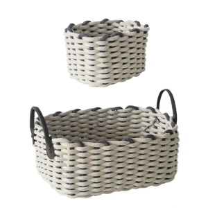 Unique Cotton Rope Storage Basket Functional Rope Braided Baskets for Toy Clothes Books Cosmetics Storage Holder