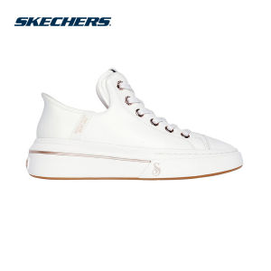 Skechers สเก็ตเชอร์ส รองเท้าผู้หญิง Women Slip-ins Snoop Dogg Snoop One OG Shoes - 186001-WHT Air-Cooled Memory Foam