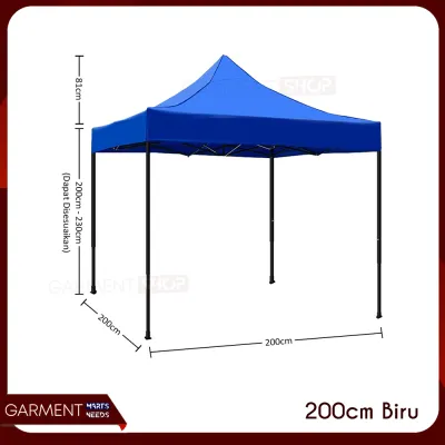 Tenda Jualan Lipat Atap Terpal 2x2 3x3 Stand Jualan Outdoor PKL Bazaar Murah Praktis