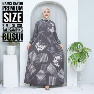 Gamis Motif Kuiti Rayon Premium