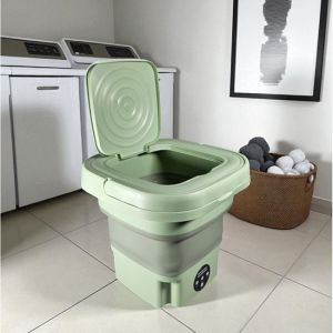 8L Mini Foldable Washing Machine For Socks Underwear Panties