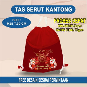 Tas Hampers Imlek / Tas Souvenir Sovenir Imlek Chinese / Bingkisan Imlek Goodie Bag CUSTOM