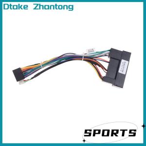 Dtake สายวิทยุในรถยนต์สำหรับ celesta I10 I20 Kia KX3 K2 Cerato ตัวเชื่อมต่อสายไฟ16pin สำหรับเครื่องเล่นมัลติมีเดียแอนดรอยด์
