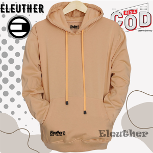 Sweater Hoodie Pria Oversize Distro Eleuther Terbaru Dan Terlaris Jaket Hodie Jumbo M L XL XXL  Polos Warna Cream Switer Cowok Cewek Kekinian Hodie Pria Sweatshirt Terbaru 2024 Baha Katun Tebal Brand Lokal Bandung