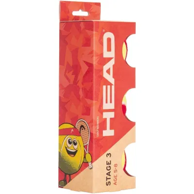 HEAD Stage 3 Red Tennis Balls 3-Ball Pack