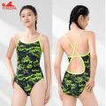 New Women's Racing Swimsuit Highly Elastic and Chlorine Resistant Professional Training Competition Swimwear Female High Cut Leg One Piece Swimsuit. 