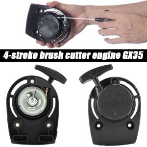 Mower Recoil Pull Starter Universal GX35 4 Stroke Engine Starter For Grass Cutter Starter Replacement