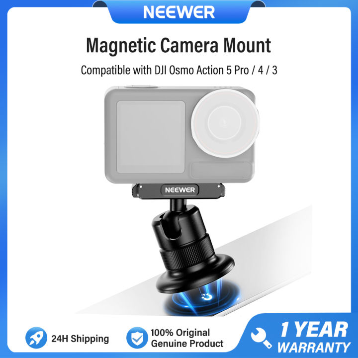 NEEWER Magnetic Camera Mount Compatible with DJI Osmo Action 5 Pro / 4 ...