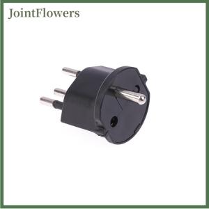 JointFlowers 1Pc Plug Travel Adapter Europe German TO Swiss Plugs 10A 250V Power Plug EU To Switzerland Electrical Plug Adapter