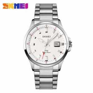 BRINET -  Jam Tangan Analog Pria Stainless Steel Ada Tanggal Elegan Waterproof keren